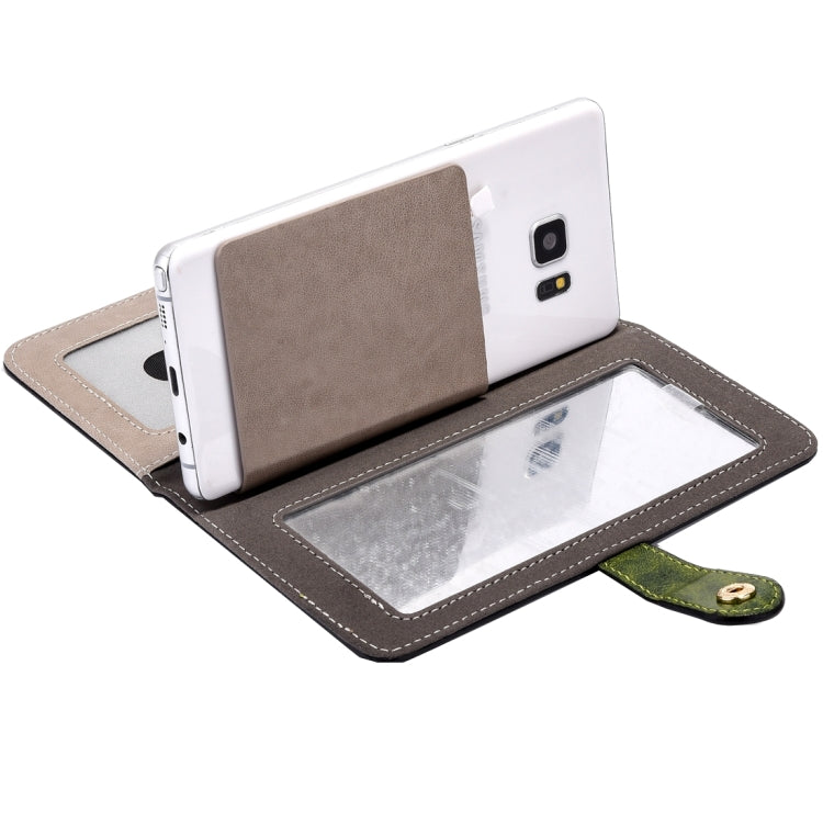 Universal Horizontal Flip Leather Case with Mirror & Holder & Card Slots & Wallet & Photo Frame for iPhone 8 Plus & 7 Plus   & 6s Plus & 6 Plus, Size: 16 x 8.5 x 2 cm