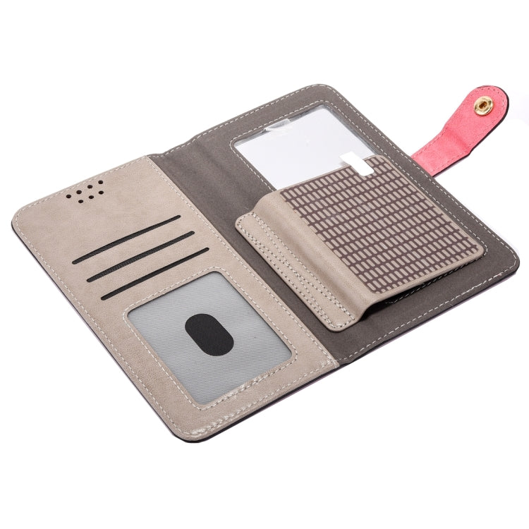 Universal Horizontal Flip Leather Case with Mirror & Holder & Card Slots & Wallet & Photo Frame for iPhone 8 Plus & 7 Plus   & 6s Plus & 6 Plus, Size: 16 x 8.5 x 2 cm