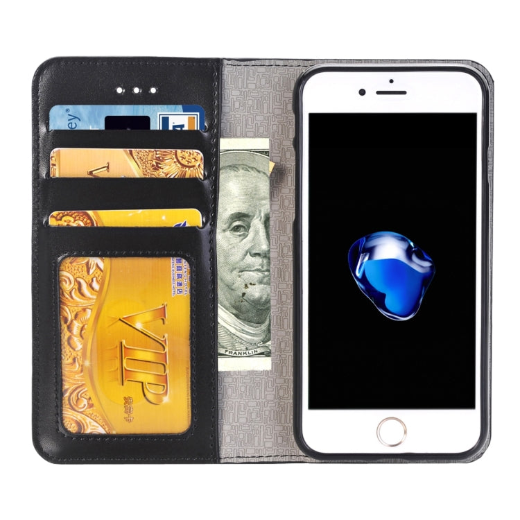 2 in 1 For iPhone 8 Plus & 7 Plus   Horizontal Flip Leather Case with Separable Magnetic Back Cover Shell & Card Slots & Wallet & Photo Frame