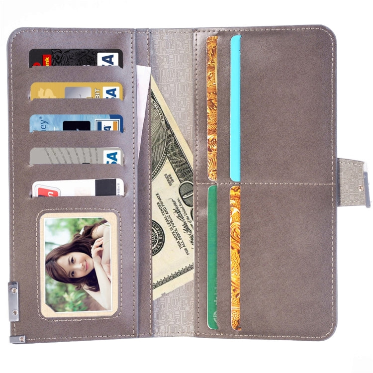 Universal Horizontal Flip Leather Case with Card Slots & Wallet & Photo Frame & Magnetic Buckle for iPhone 8 Plus & 7 Plus   & 6s Plus & 6 Plus & 6s & 6, Galaxy S7 Edge & S7 & S6, Huawei P9 Plus & P9, Size: 185 x 98 x 18 mm