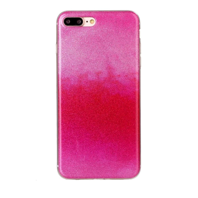 For iPhone 8 Plus & 7 Plus   Glitter Powder Soft TPU Protective Cover Case