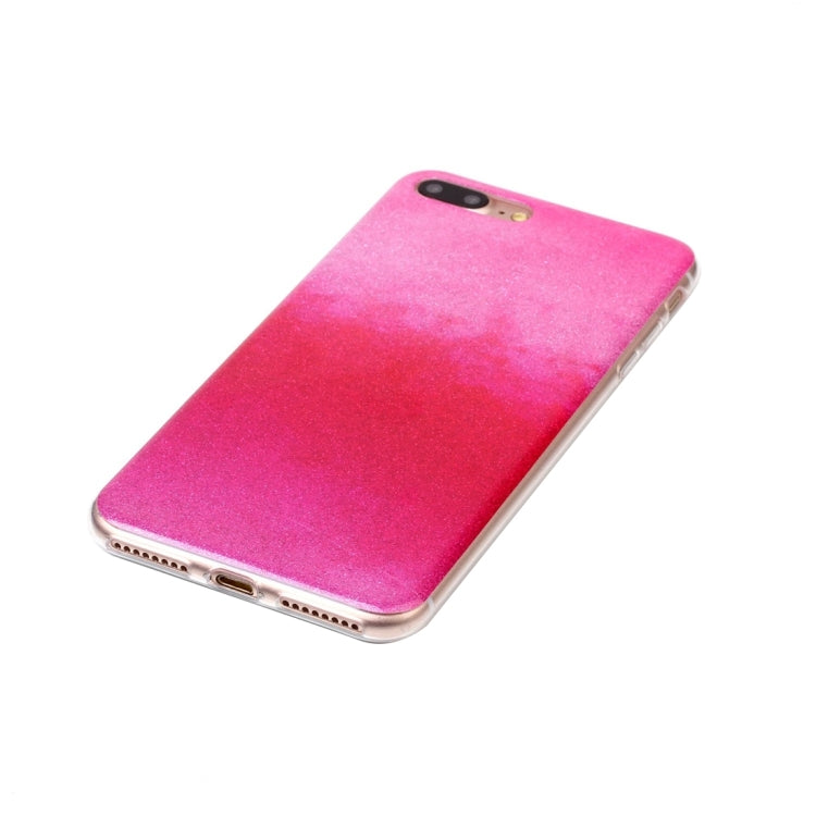 For iPhone 8 Plus & 7 Plus   Glitter Powder Soft TPU Protective Cover Case