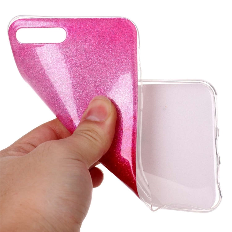 For iPhone 8 Plus & 7 Plus   Glitter Powder Soft TPU Protective Cover Case