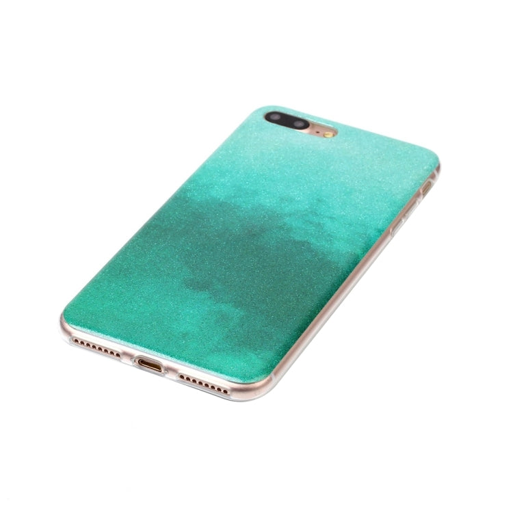 For iPhone 8 Plus & 7 Plus   Glitter Powder Soft TPU Protective Cover Case