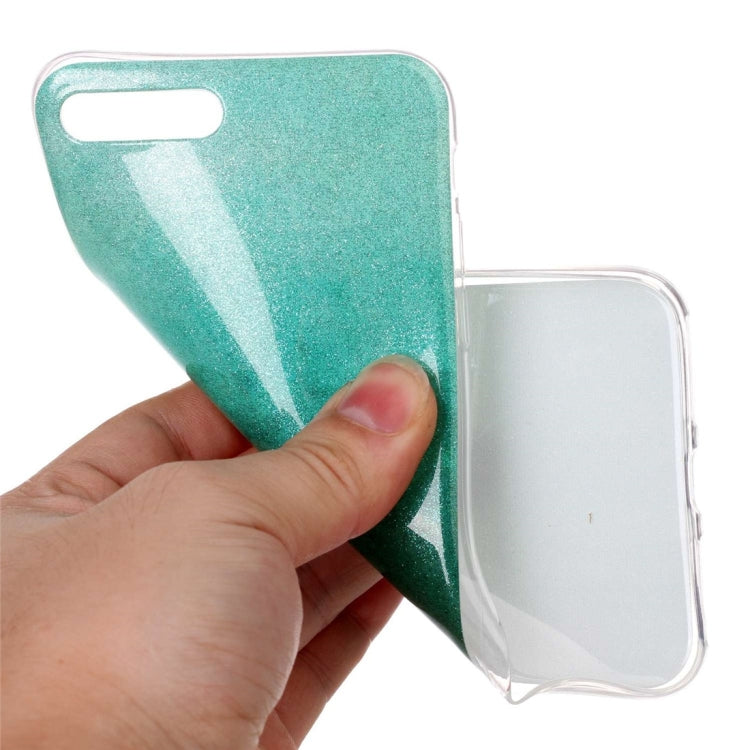For iPhone 8 Plus & 7 Plus   Glitter Powder Soft TPU Protective Cover Case