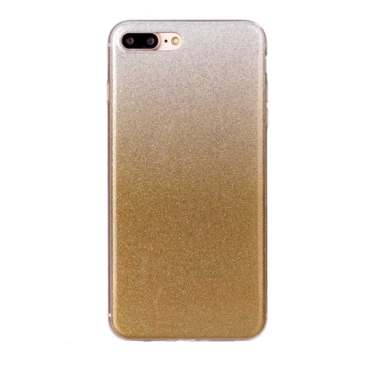 For iPhone 8 Plus & 7 Plus   Glitter Powder Soft TPU Protective Cover Case