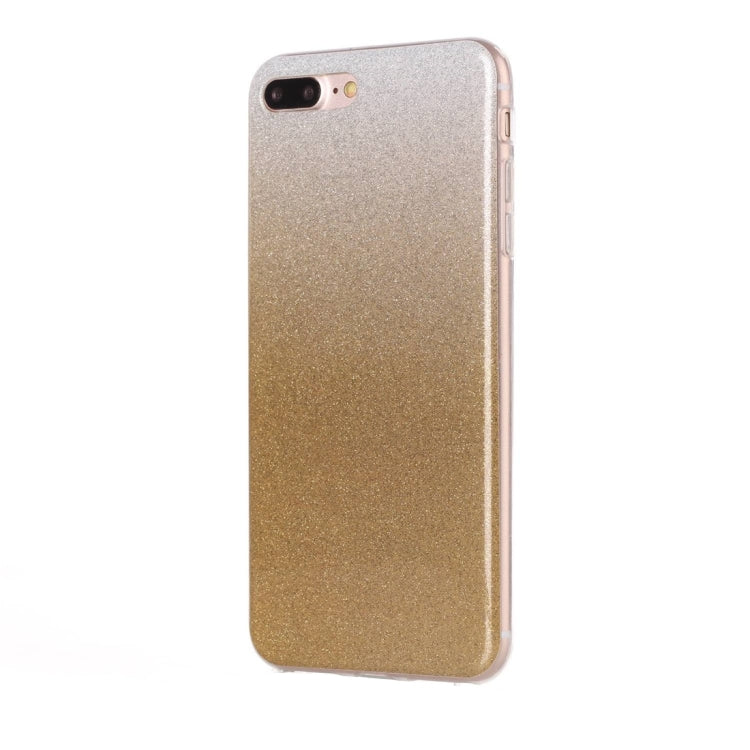 For iPhone 8 Plus & 7 Plus   Glitter Powder Soft TPU Protective Cover Case