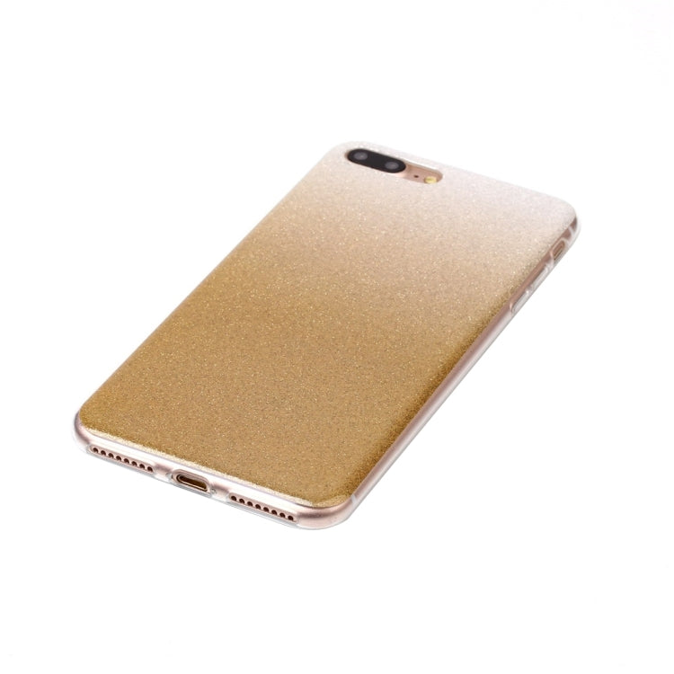 For iPhone 8 Plus & 7 Plus   Glitter Powder Soft TPU Protective Cover Case
