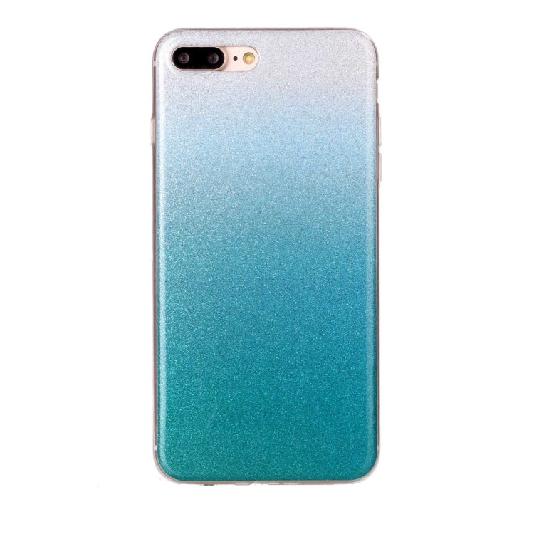 For iPhone 8 Plus & 7 Plus   Glitter Powder Soft TPU Protective Cover Case
