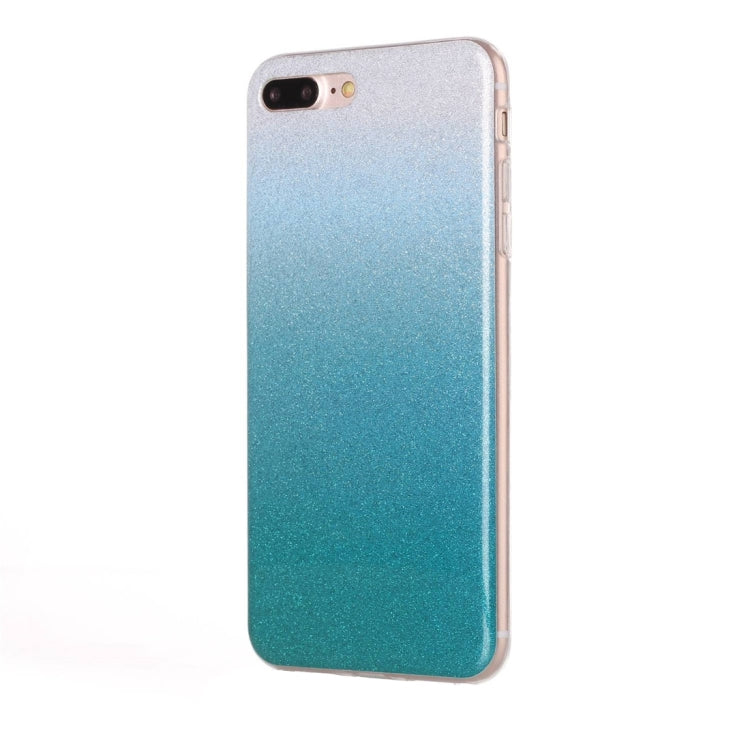 For iPhone 8 Plus & 7 Plus   Glitter Powder Soft TPU Protective Cover Case