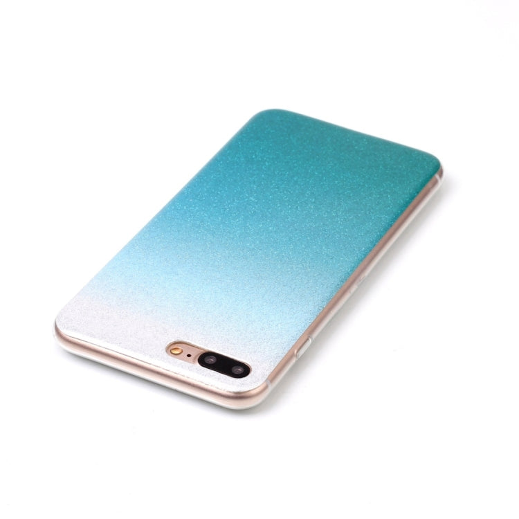 For iPhone 8 Plus & 7 Plus   Glitter Powder Soft TPU Protective Cover Case