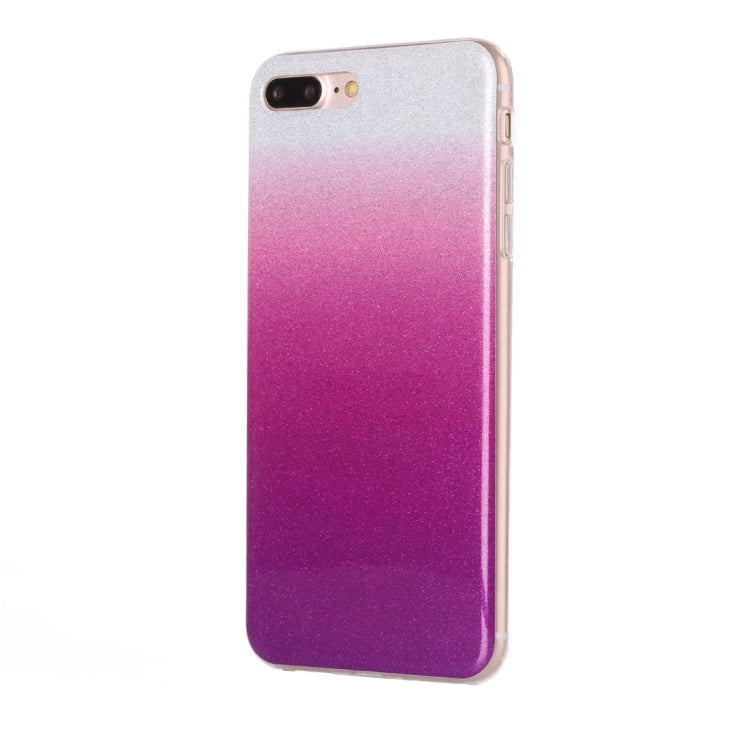 For iPhone 8 Plus & 7 Plus   Glitter Powder Soft TPU Protective Cover Case