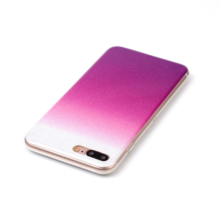 For iPhone 8 Plus & 7 Plus   Glitter Powder Soft TPU Protective Cover Case