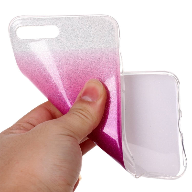 For iPhone 8 Plus & 7 Plus   Glitter Powder Soft TPU Protective Cover Case