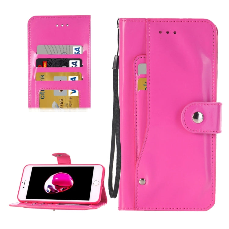 For iPhone 8 Plus & 7 Plus   Horizontal Flip TPU + PU Leather Case with Holder & Card Slots & Wallet