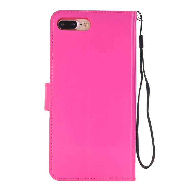For iPhone 8 Plus & 7 Plus   Horizontal Flip TPU + PU Leather Case with Holder & Card Slots & Wallet