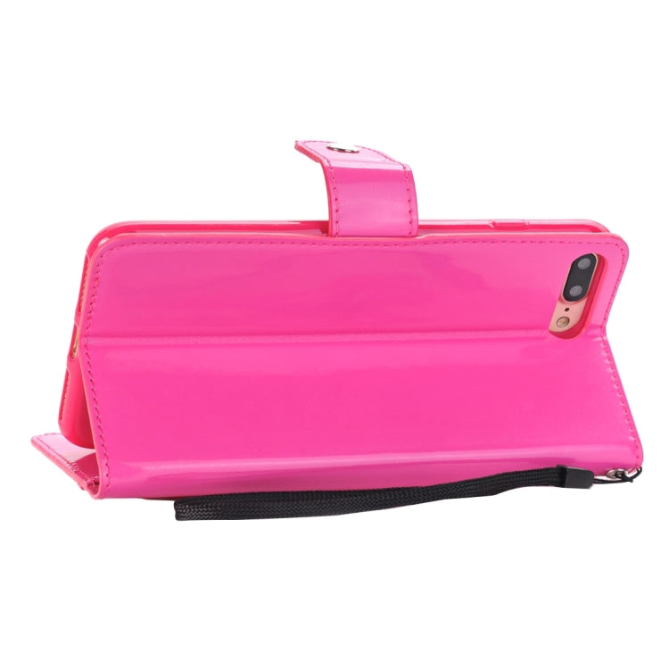For iPhone 8 Plus & 7 Plus   Horizontal Flip TPU + PU Leather Case with Holder & Card Slots & Wallet