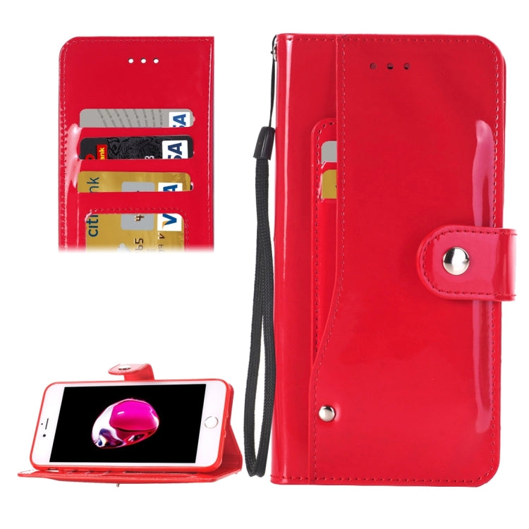 For iPhone 8 Plus & 7 Plus   Horizontal Flip TPU + PU Leather Case with Holder & Card Slots & Wallet