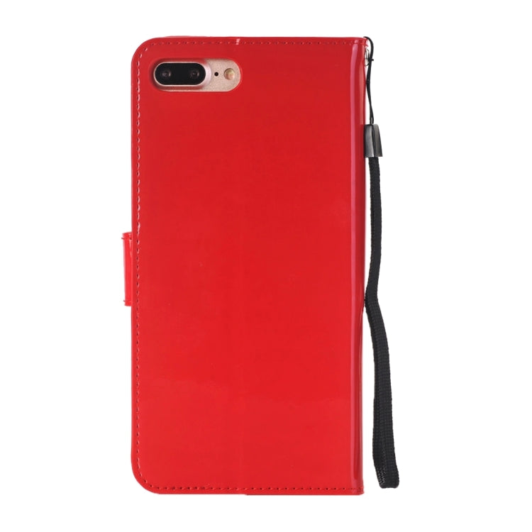 For iPhone 8 Plus & 7 Plus   Horizontal Flip TPU + PU Leather Case with Holder & Card Slots & Wallet