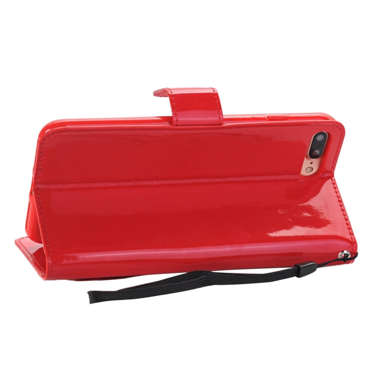For iPhone 8 Plus & 7 Plus   Horizontal Flip TPU + PU Leather Case with Holder & Card Slots & Wallet