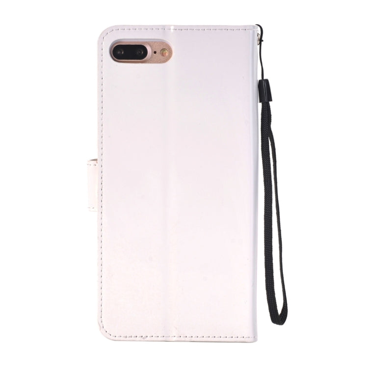 For iPhone 8 Plus & 7 Plus   Horizontal Flip TPU + PU Leather Case with Holder & Card Slots & Wallet