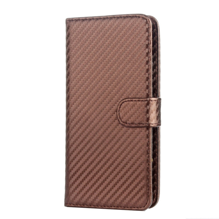 For iPhone 8 Plus & 7 Plus   & 6 Plus & 6s Plus Twill Texture Carbon Fiber Horizontal Flip Leather Case with Magnetic Buckle & Card Slots & Wallet