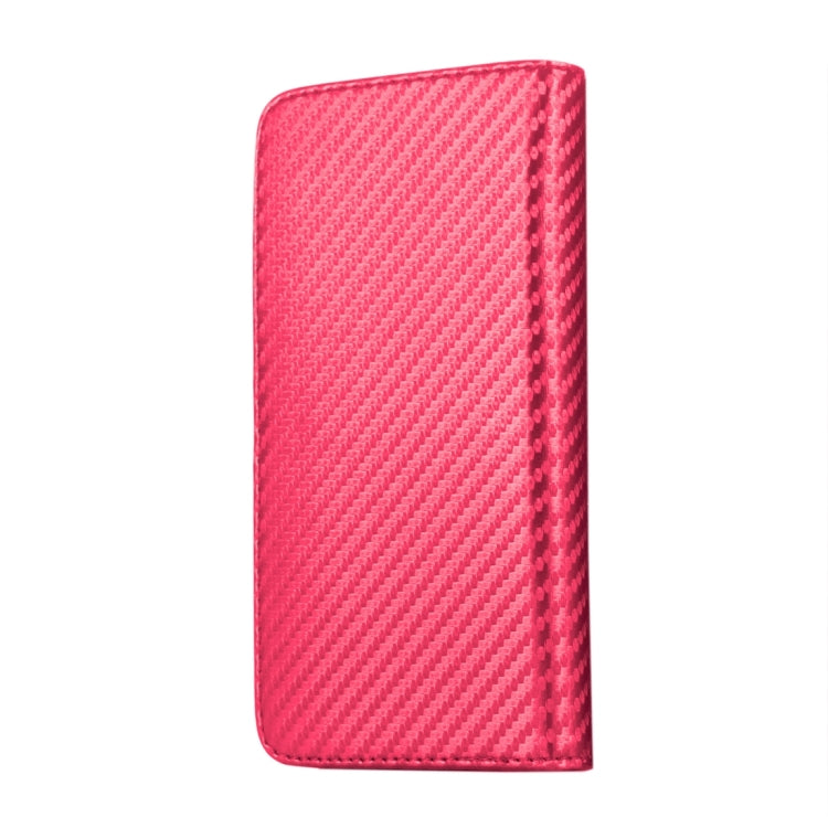 For iPhone 8 Plus & 7 Plus   & 6 Plus & 6s Plus Twill Texture Carbon Fiber Horizontal Flip Leather Case with Magnetic Buckle & Card Slots & Wallet