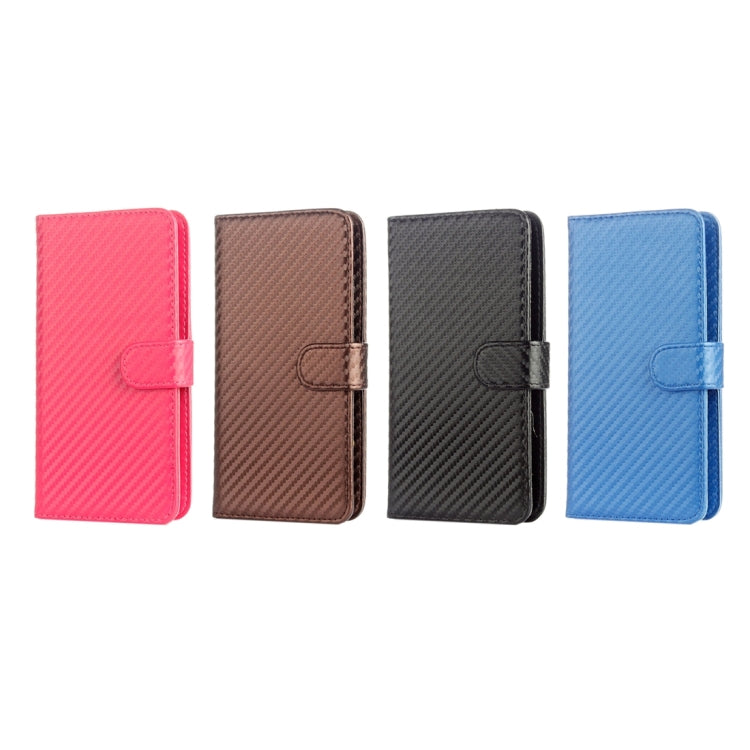 For iPhone 8 Plus & 7 Plus   & 6 Plus & 6s Plus Twill Texture Carbon Fiber Horizontal Flip Leather Case with Magnetic Buckle & Card Slots & Wallet