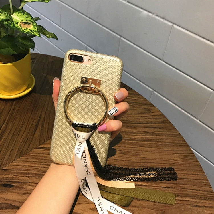 For iPhone 8 Plus & 7 Plus   Lace Chain Shockproof Protective Back Cover Case