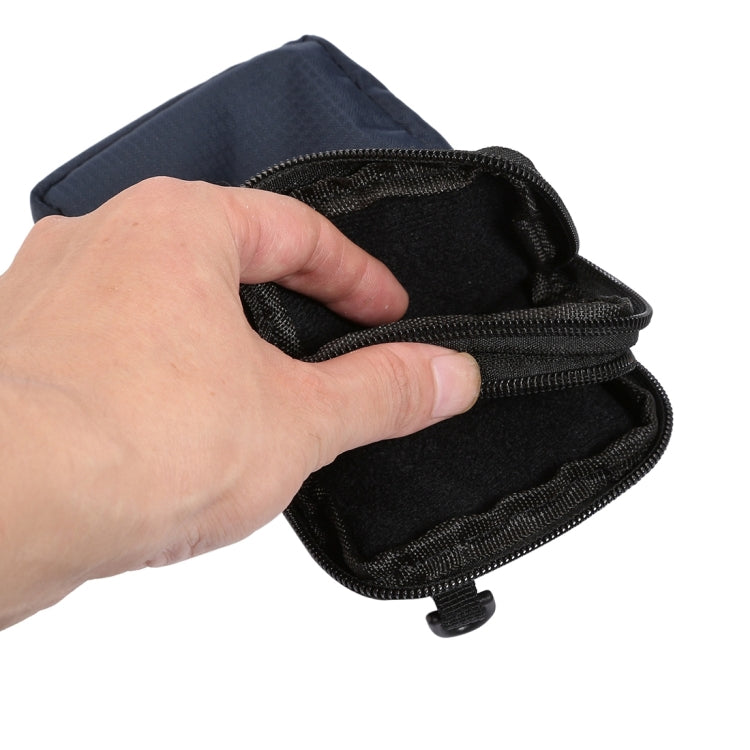 Universal Multi-function Plaid Texture Double Layer Zipper Sports Waist Bag / Shoulder Bag for iPhone X  & 7 & 7 Plus / Galaxy