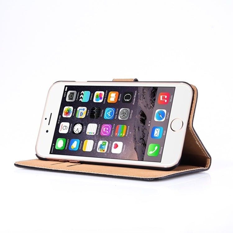 For iPhone 8 Plus & 7 Plus   Horizontal Flip Genuine Leather Case with Holder & Card Slots & Wallet