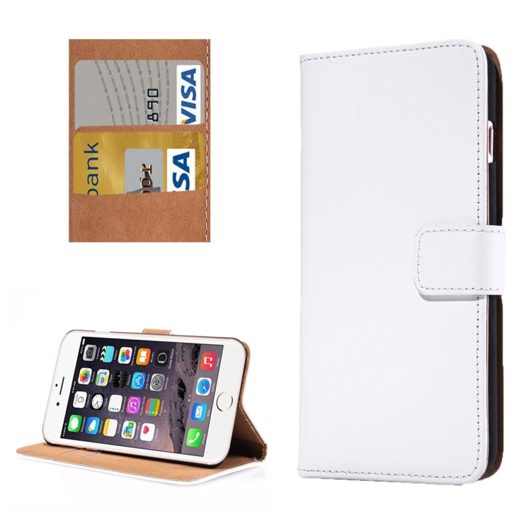 For iPhone 8 Plus & 7 Plus   Horizontal Flip Genuine Leather Case with Holder & Card Slots & Wallet