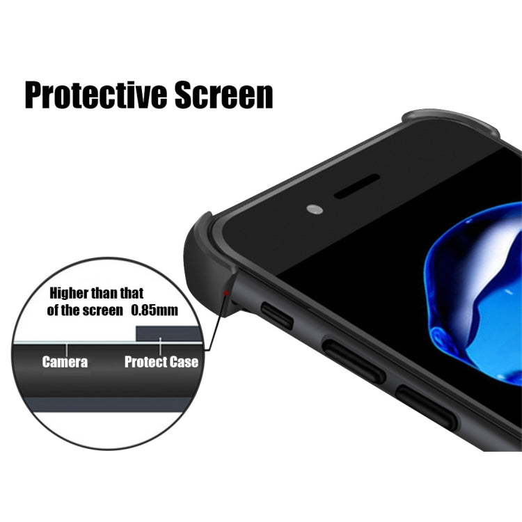 For iPhone 8 Plus & 7 Plus   Type-X Metal Four Angle Anti Falling Protective Case