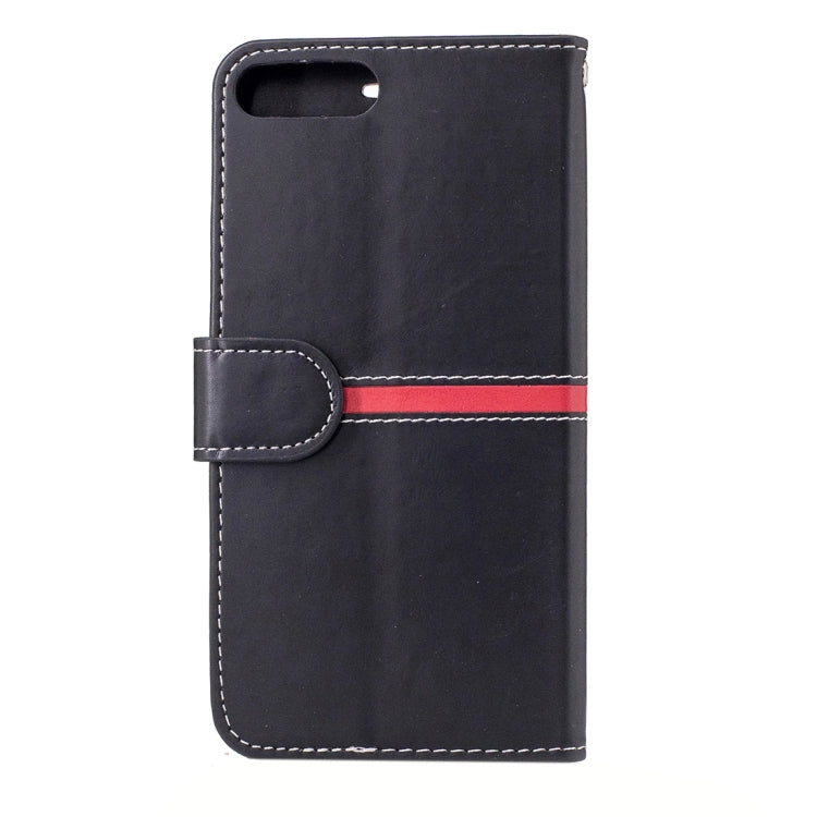 For iPhone 8 Plus & 7 Plus   Crazy Horse Texture PU Leather Horizontal Flip Leather Case with Holder & Card Slots & Wallet & Photo Frame & Lanyard