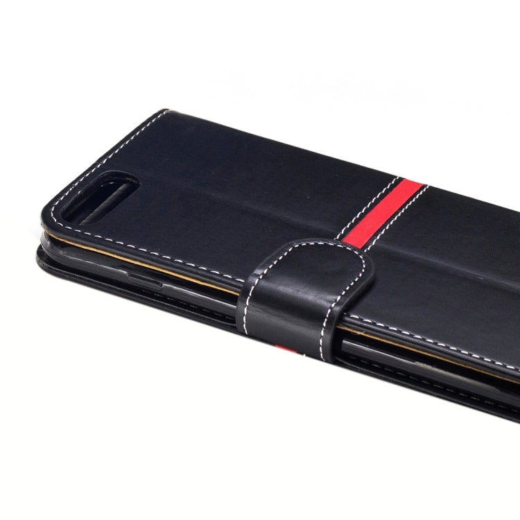 For iPhone 8 Plus & 7 Plus   Crazy Horse Texture PU Leather Horizontal Flip Leather Case with Holder & Card Slots & Wallet & Photo Frame & Lanyard