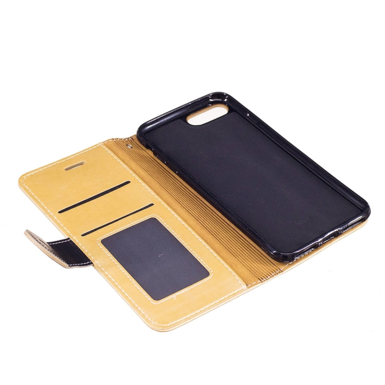 For iPhone 8 Plus & 7 Plus   Crazy Horse Texture PU Leather Horizontal Flip Leather Case with Holder & Card Slots & Wallet & Photo Frame & Lanyard