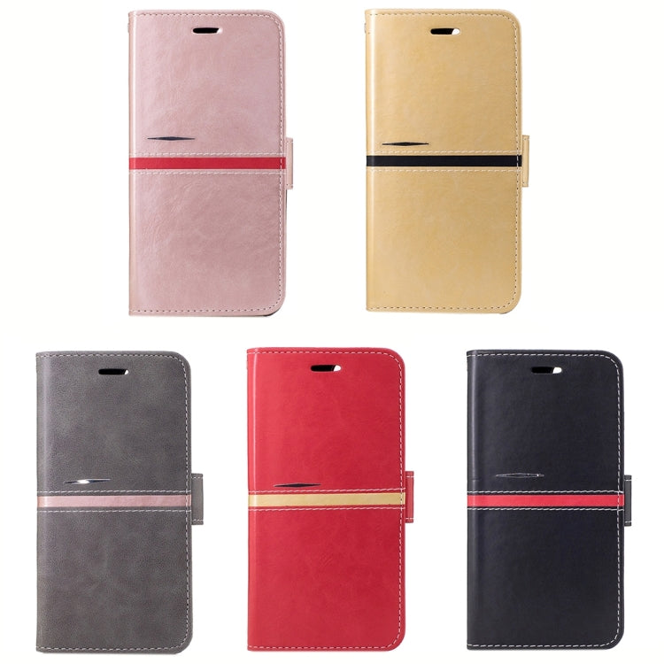 For iPhone 8 Plus & 7 Plus   Crazy Horse Texture PU Leather Horizontal Flip Leather Case with Holder & Card Slots & Wallet & Photo Frame & Lanyard