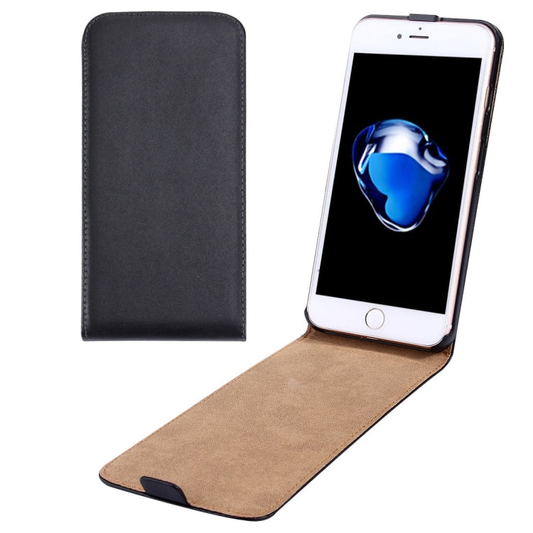 For iPhone 8 Plus & 7 Plus   Vertical Flip Genuine Split Leather Case