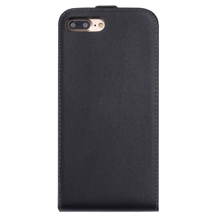 For iPhone 8 Plus & 7 Plus   Vertical Flip Genuine Split Leather Case