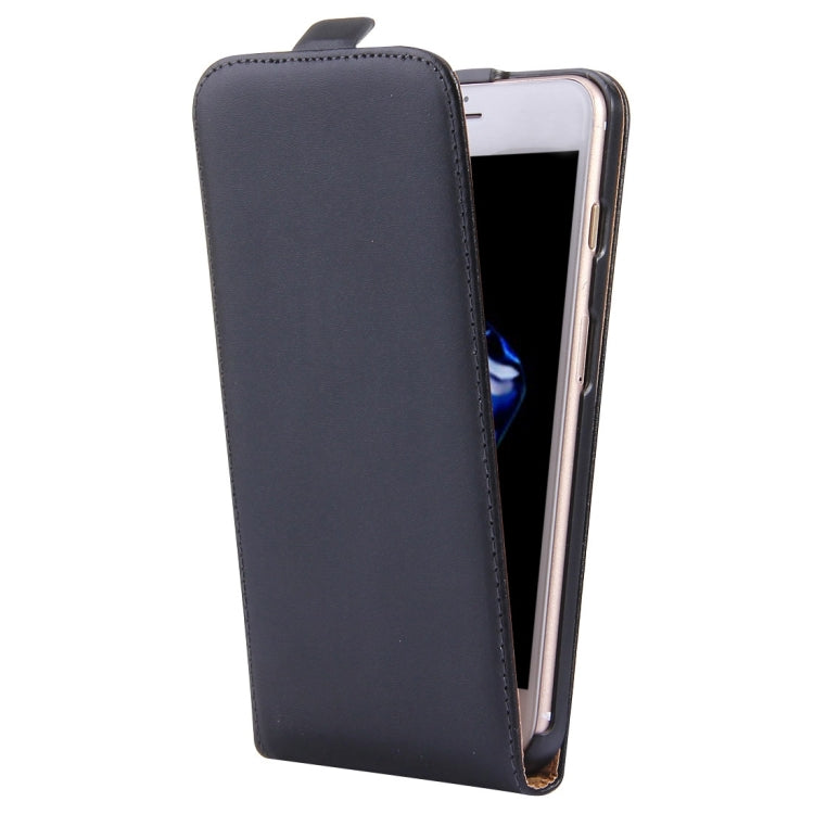 For iPhone 8 Plus & 7 Plus   Vertical Flip Genuine Split Leather Case