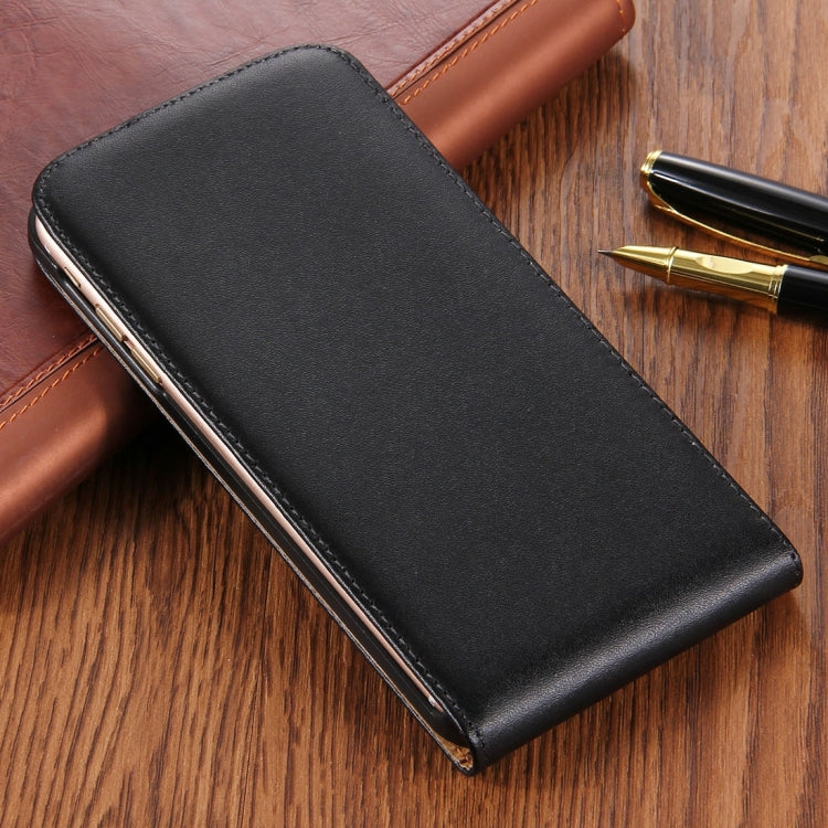 For iPhone 8 Plus & 7 Plus   Vertical Flip Genuine Split Leather Case