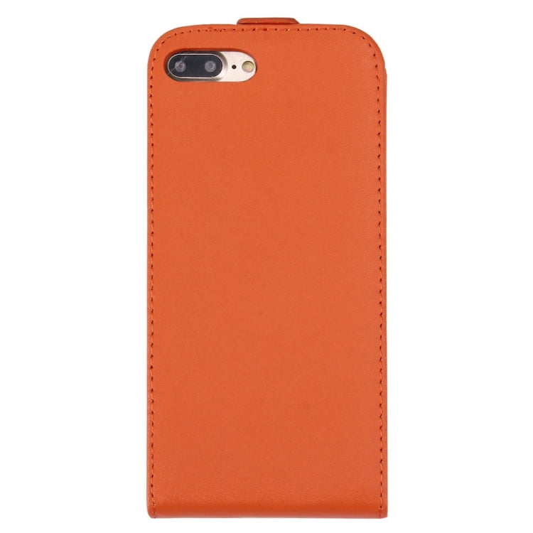 For iPhone 8 Plus & 7 Plus   Vertical Flip Genuine Split Leather Case