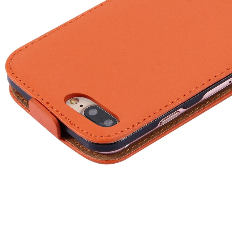 For iPhone 8 Plus & 7 Plus   Vertical Flip Genuine Split Leather Case