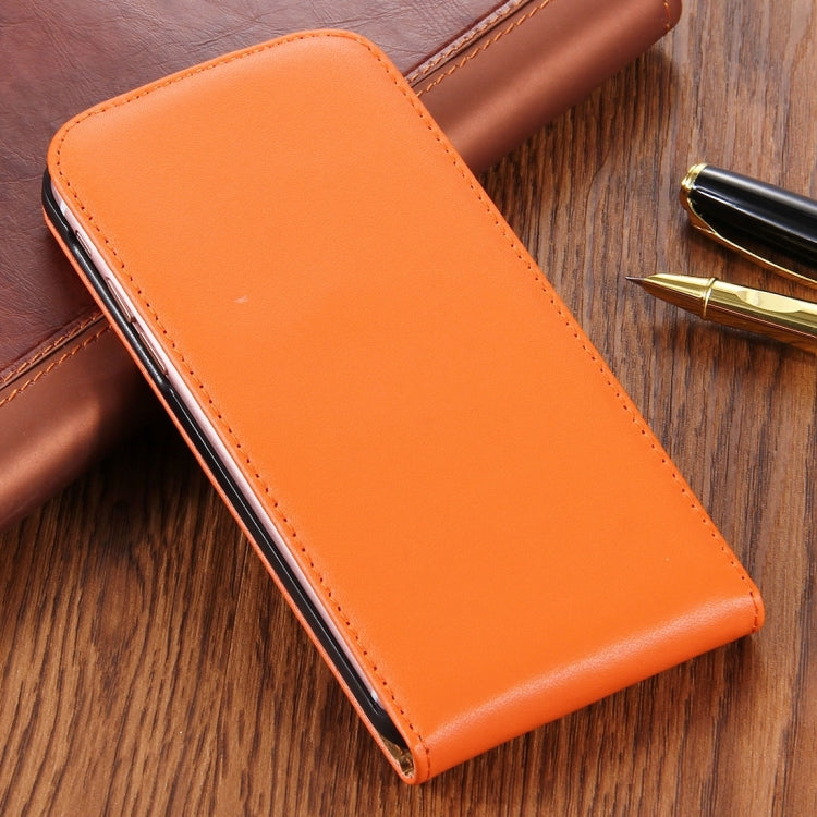 For iPhone 8 Plus & 7 Plus   Vertical Flip Genuine Split Leather Case
