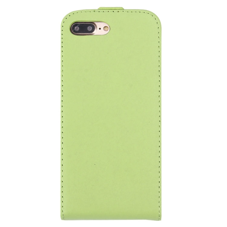 For iPhone 8 Plus & 7 Plus   Vertical Flip Genuine Split Leather Case