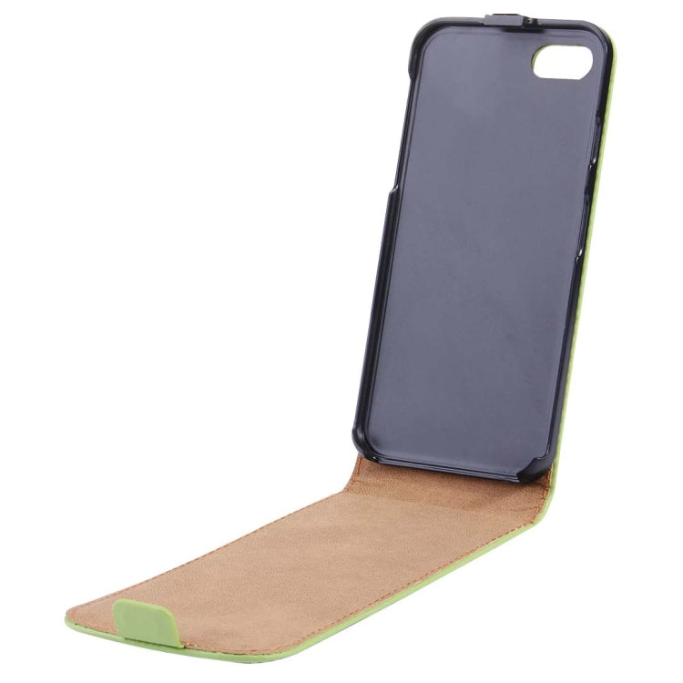 For iPhone 8 Plus & 7 Plus   Vertical Flip Genuine Split Leather Case