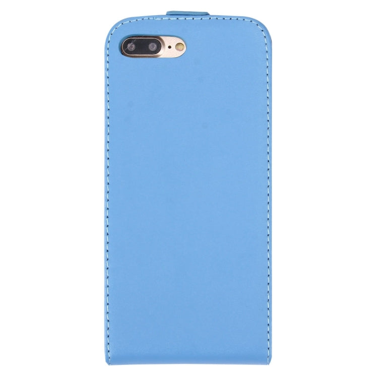 For iPhone 8 Plus & 7 Plus   Vertical Flip Genuine Split Leather Case