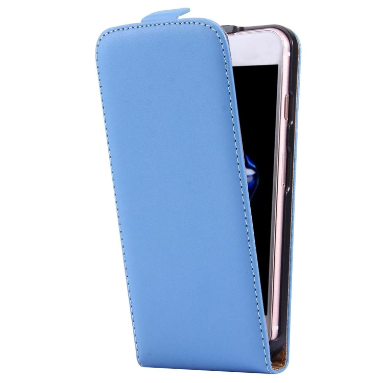 For iPhone 8 Plus & 7 Plus   Vertical Flip Genuine Split Leather Case