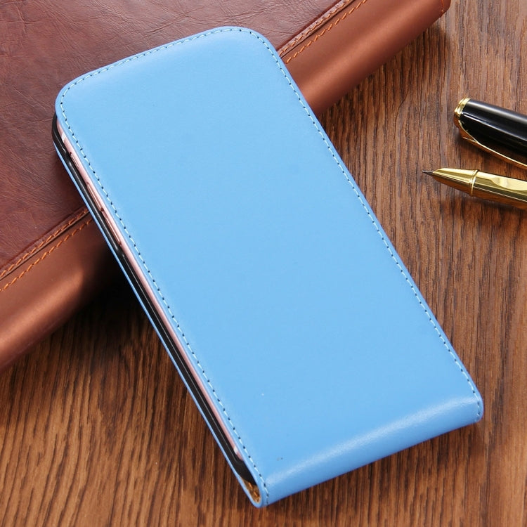 For iPhone 8 Plus & 7 Plus   Vertical Flip Genuine Split Leather Case