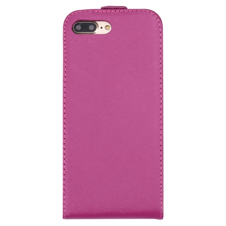 For iPhone 8 Plus & 7 Plus   Vertical Flip Genuine Split Leather Case